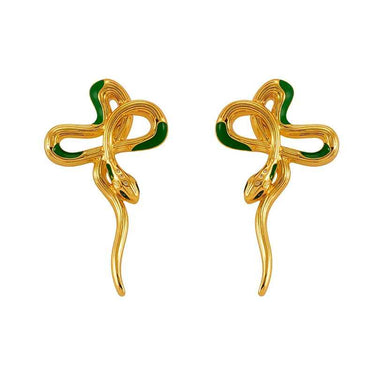 Boucles d’oreilles Serpent Vintage